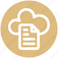 .svg, cloud, cloud page, document, page, paper, storage 