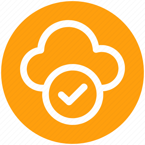 .svg, approve network, checkmark, cloud check, cloud computing, cloud internet, cloud network icon - Download on Iconfinder