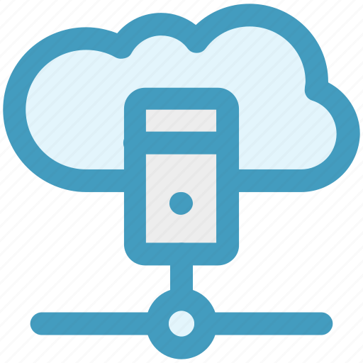 Cloud, cloud computing, cloud data, database, server, storage icon - Download on Iconfinder