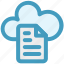 cloud, cloud page, document, page, paper, storage 