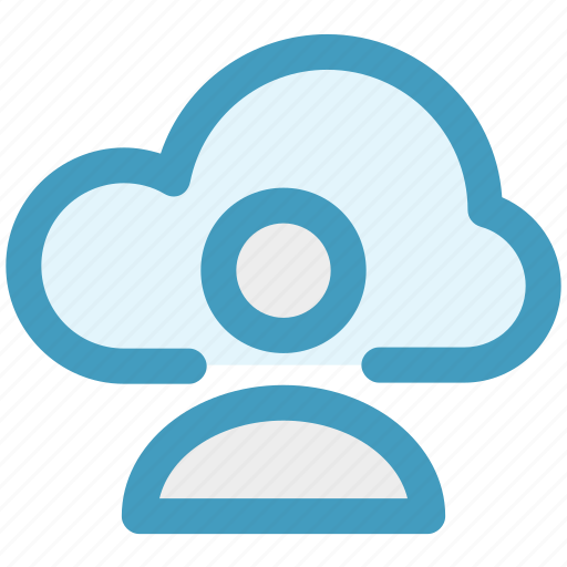 Cloud computing, cloud internet connectivity, cloud internet usage, cloud internet user, cloud network icon - Download on Iconfinder
