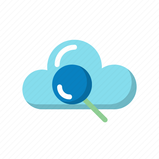 Cloud, cloud computing, computing, search icon - Download on Iconfinder