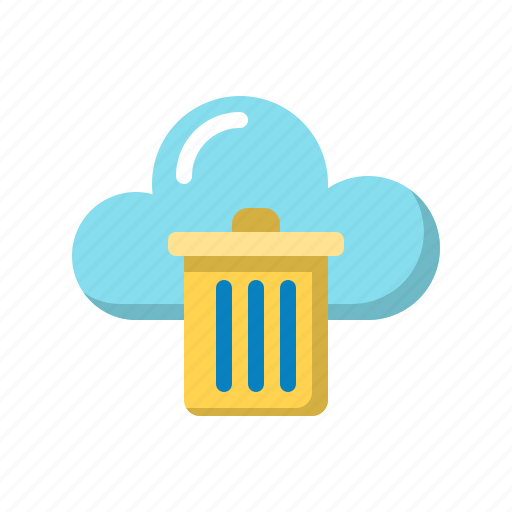 Bin, cloud, cloud computing, computing, trash icon - Download on Iconfinder