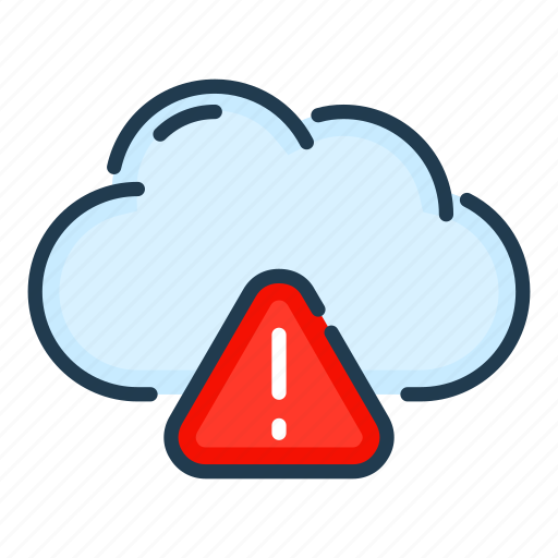 Cloud, danger, error, mistake, network, problem, service icon - Download on Iconfinder