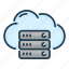 archive, cloud, database, network, server, service 