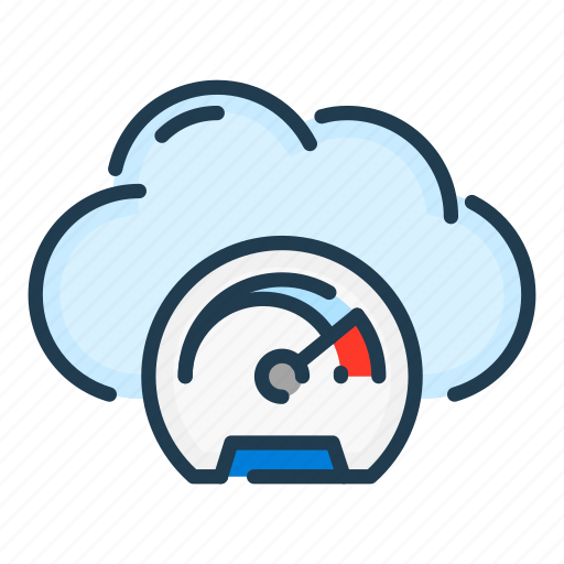 Cloud, dashboard, network, service, speed, storage icon - Download on Iconfinder