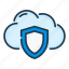 cloud, network, protection, secure, service, shield 