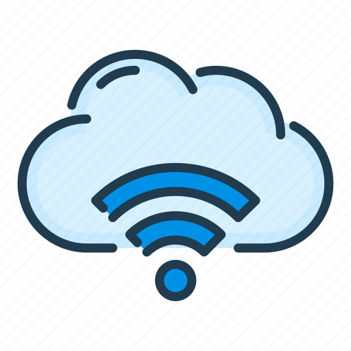 Cloud, network, service, signal, wifi, wireless icon - Download on Iconfinder