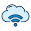 cloud, network, service, signal, wifi, wireless 