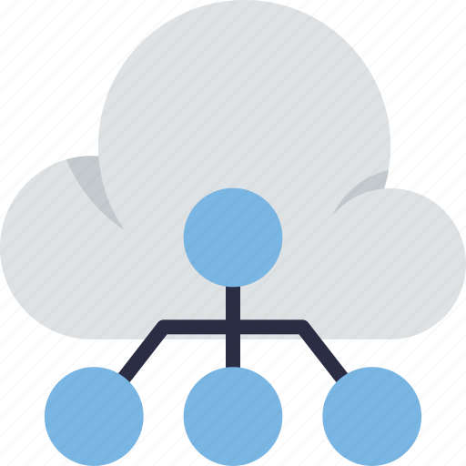 Cloud, communication, connection, networks, community, hierarchy icon - Download on Iconfinder