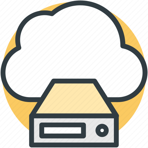 Cloud computing, cloud storage, data storage, file storage, hard drive icon - Download on Iconfinder