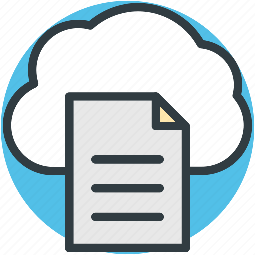 Cloud computing, digital storage, file storage, online docs, sky docs icon - Download on Iconfinder