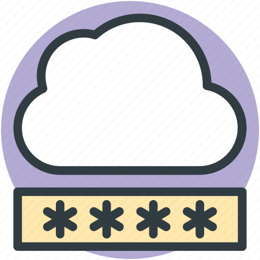 Cloud password, cloud security, network password, network security, privacy code icon - Download on Iconfinder