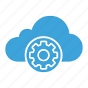 cloud computing, cloud storage, configuration, gear, installation, options, settings