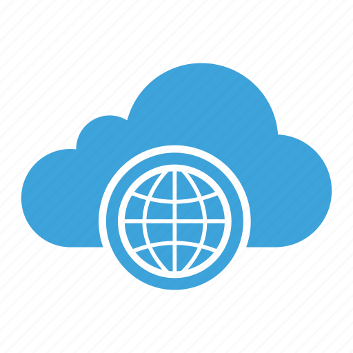 Cloud computing, cloud storage, global, internet, network, web, worldwide icon - Download on Iconfinder