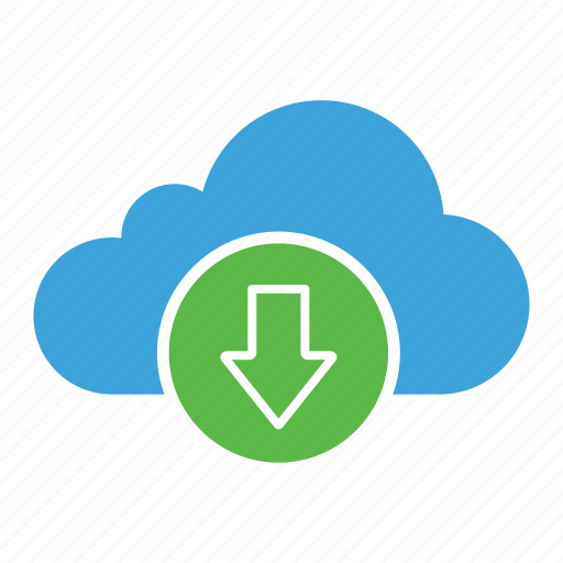 Cloud computing, cloud storage, download, get, incoming, receive, saving icon - Download on Iconfinder