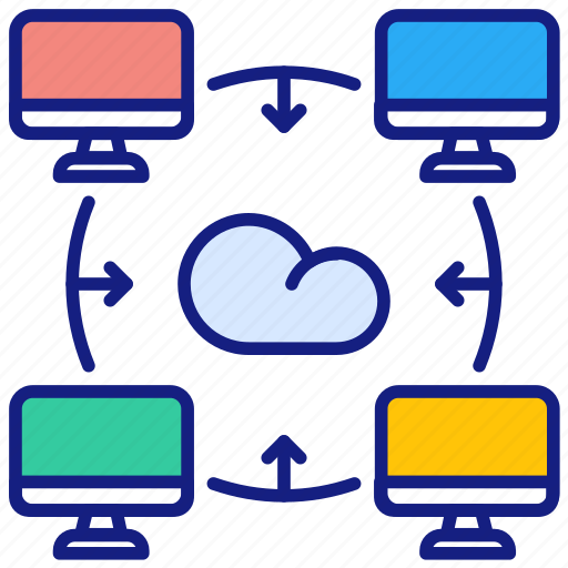 Online, storage, connection, cloud, computing, shared icon - Download on Iconfinder