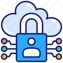 cloud, security, database, lock, private, protection, virtual