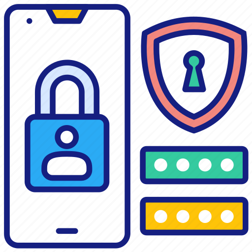 Safety, protection, lock, mobile, password, secure, security icon - Download on Iconfinder
