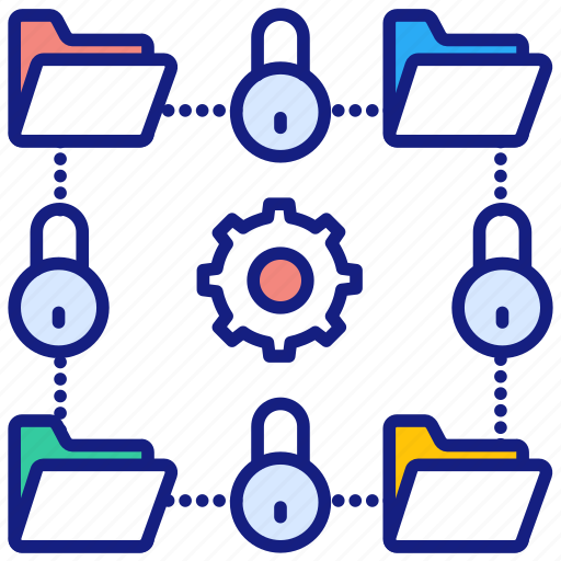 Secure, data, business, devices, sync, exchange icon - Download on Iconfinder