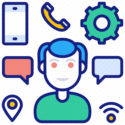 Communication, user, profile, social, connections, conversation, discuss icon - Download on Iconfinder