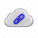 cloud, link, chain, hyperlink 