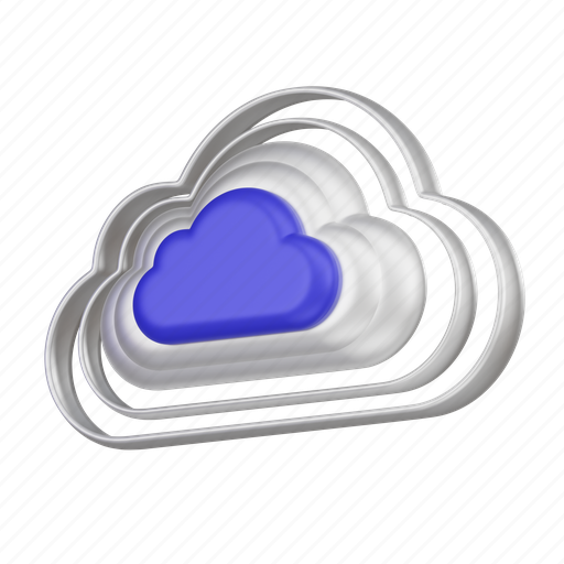 Cloud, scaling, cloud computing, flexible, expand, storage 3D illustration - Download on Iconfinder