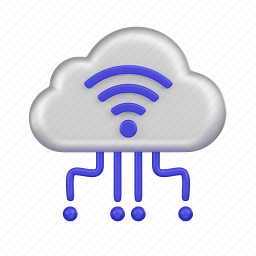 Iot, cloud, platform, network 3D illustration - Download on Iconfinder