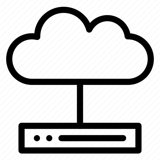 Cloud, server, computing, hosting, internet, rain, storage icon - Download on Iconfinder