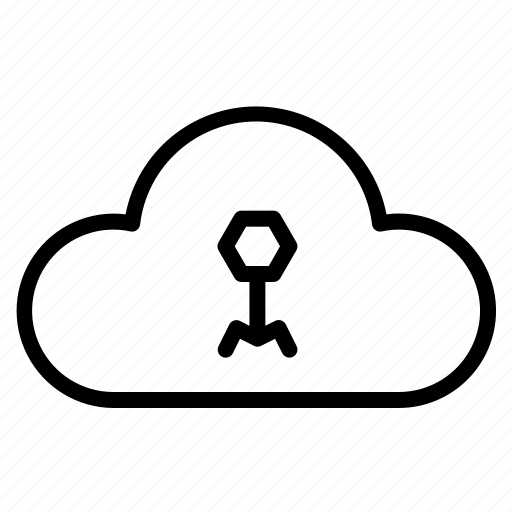 Cloud, computing, malware, threat, virus icon - Download on Iconfinder