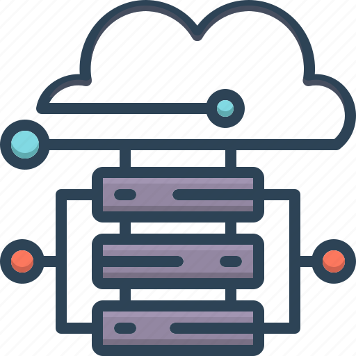 Cloud hosting, connectivity, database, hosting, server, storage, technology icon - Download on Iconfinder