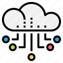 cloud, network, internet, connection, share, data, communication, storage