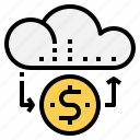 cloud, business, budget, funding, finance, money, data, cash, storage