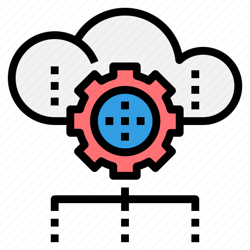 Cloud, processing, architecture, computing, data, information, infrastructure icon - Download on Iconfinder