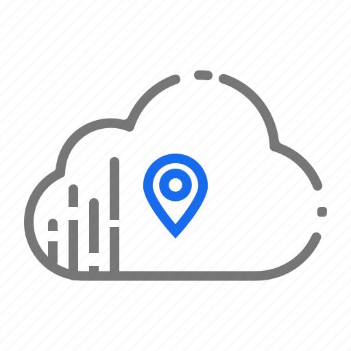Cloud, computing, location, network, services, share icon - Download on Iconfinder