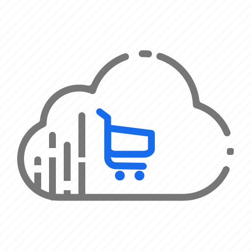 Cart, cloud, computing, ecommerce, services, shopping, storage icon - Download on Iconfinder