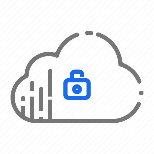 Cloud, computing, protection, security, services, unlock icon - Download on Iconfinder