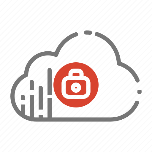 Cloud, computing, lock, protection, security, services icon - Download on Iconfinder