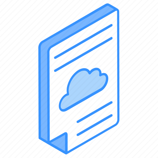 Cloud file, cloud data, cloud document, file storage, cloud storage icon - Download on Iconfinder