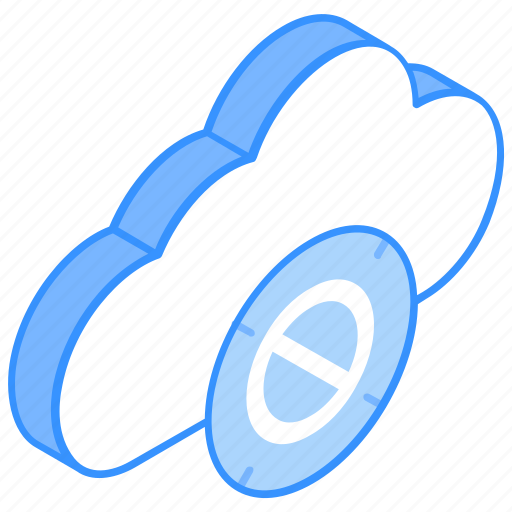Cloud block, block storage, data blocking, no cloud, denied access icon - Download on Iconfinder