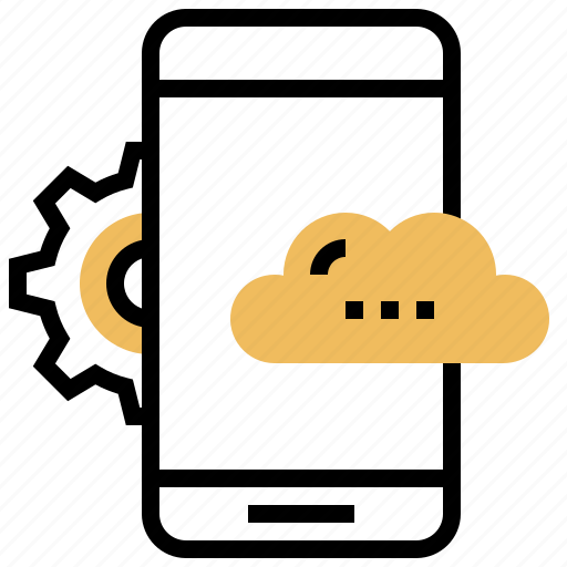 Cloud, data, setting, smartphone icon - Download on Iconfinder