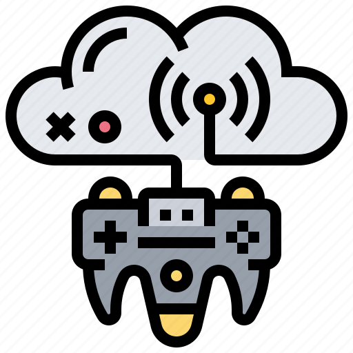 Cloud, game, gaming, joystick, service icon - Download on Iconfinder