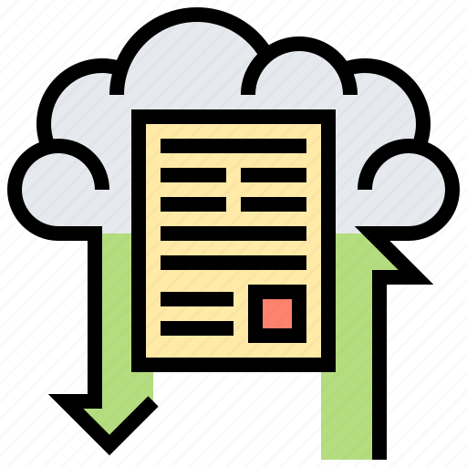 Cloud, data, file, information, upload icon - Download on Iconfinder