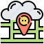 cloud, gps, location, navigation, pin 