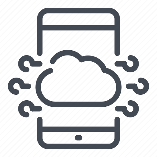 Cloud, connect, connection, mobile, phone, service, smartphone icon - Download on Iconfinder