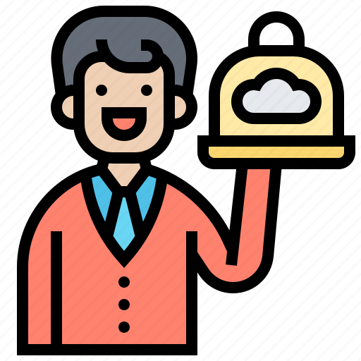 Assistance, customer, self, service, waiter icon - Download on Iconfinder