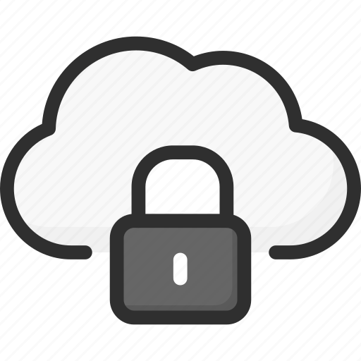 Cloud, lock, password, security, service, storage icon - Download on Iconfinder