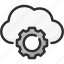cloud, cogwheel, options, service, settings, storage 