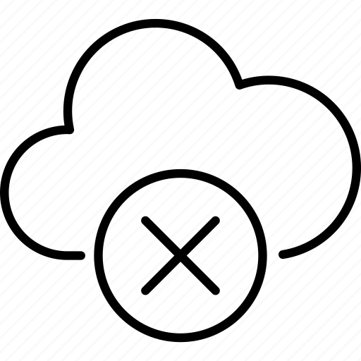 Abort, cancel, cloud, error, failure, storage icon - Download on Iconfinder