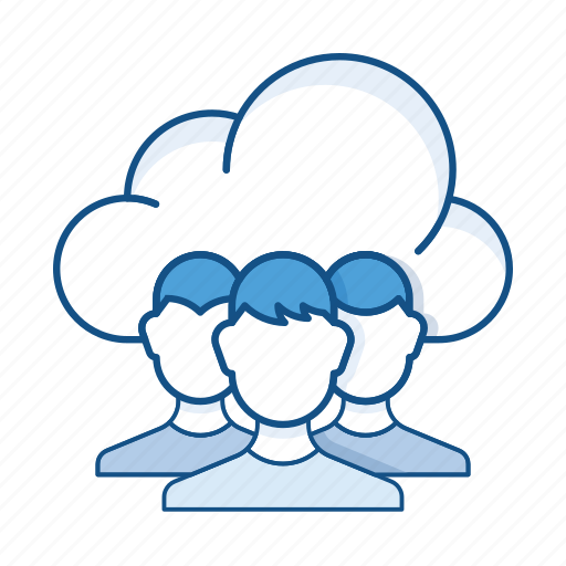 Account, cloud, group, profile, public cloud, service, users icon - Download on Iconfinder